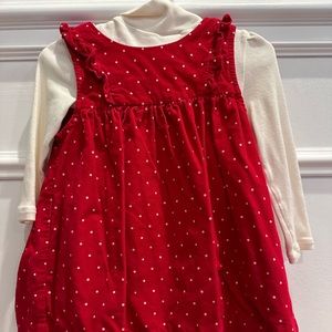 Gap Toddler Girl Corduroy Jumper Set 18-24 M